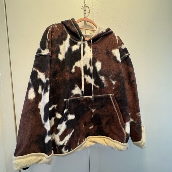 BDG Keaton Oversized Fleece Lined Hoodie Sweatshirt - Picture 3 of 8